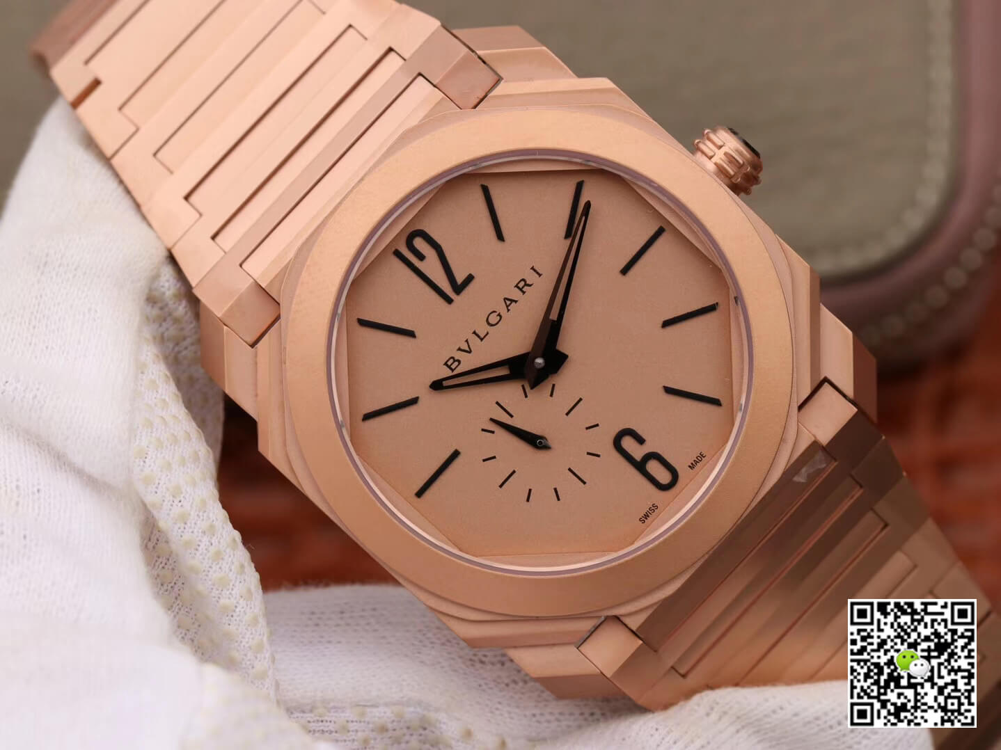 Bvlgari Octo Finissimo 102912 BV Factory Rose Gold Dial