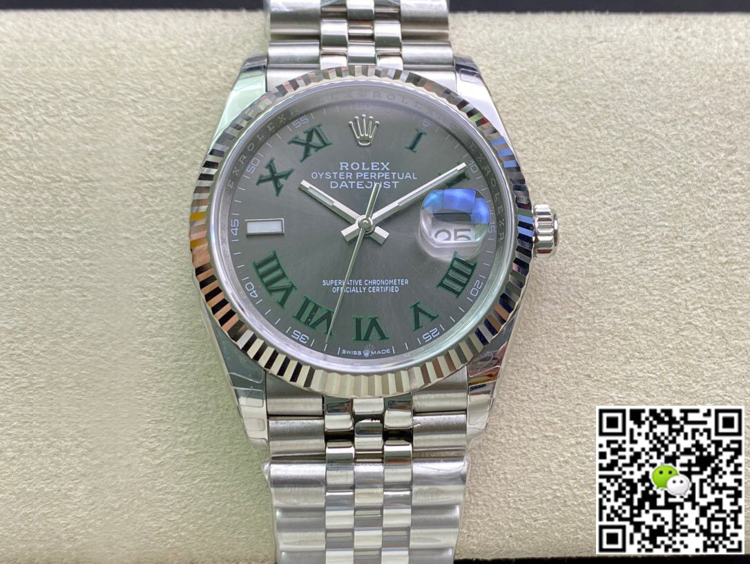 Rolex Datejust M126234-0045 36MM EW Factory Grey Dial