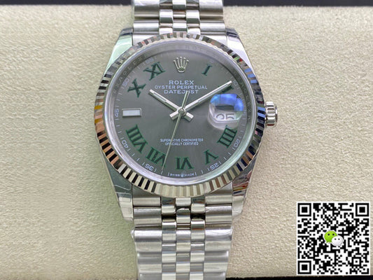 Rolex Datejust M126234-0045 36MM EW Factory Grey Dial
