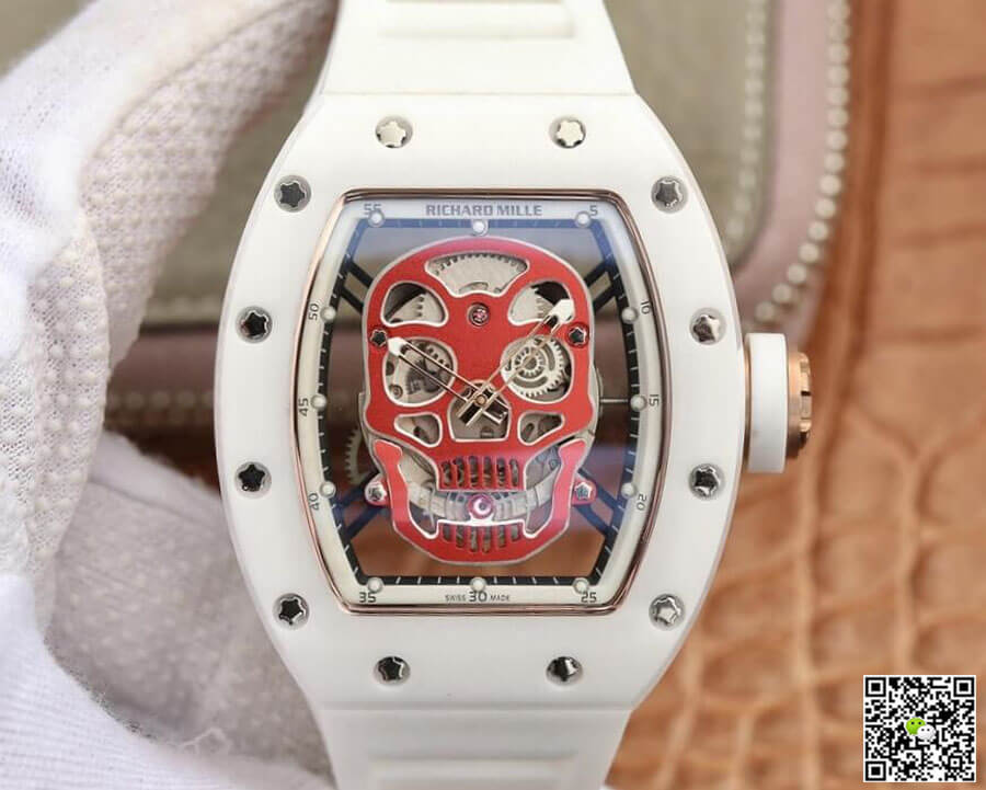Richard Mille RM52-01 KV Factory Red Skull Dial