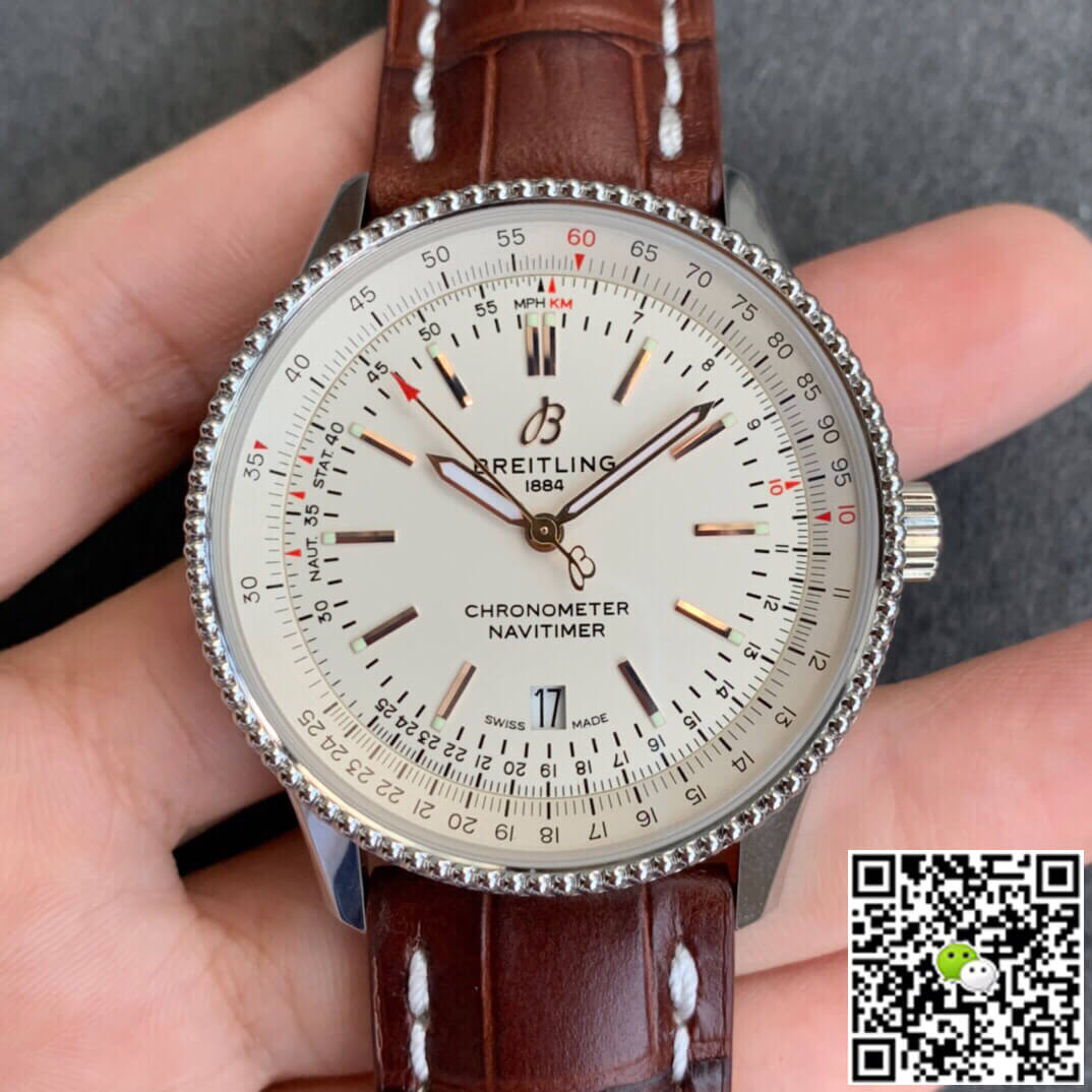 Breitling Navitimer 1 A17326211G1P2 V7 Factory Leather Strap