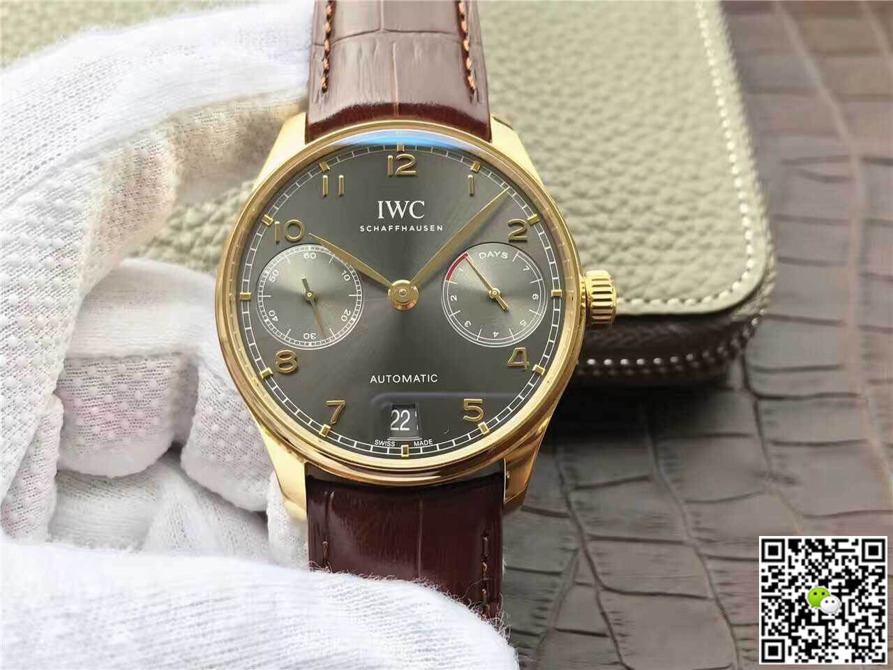 IWC Portugieser IW500101 ZF Factory Yellow Gold Case