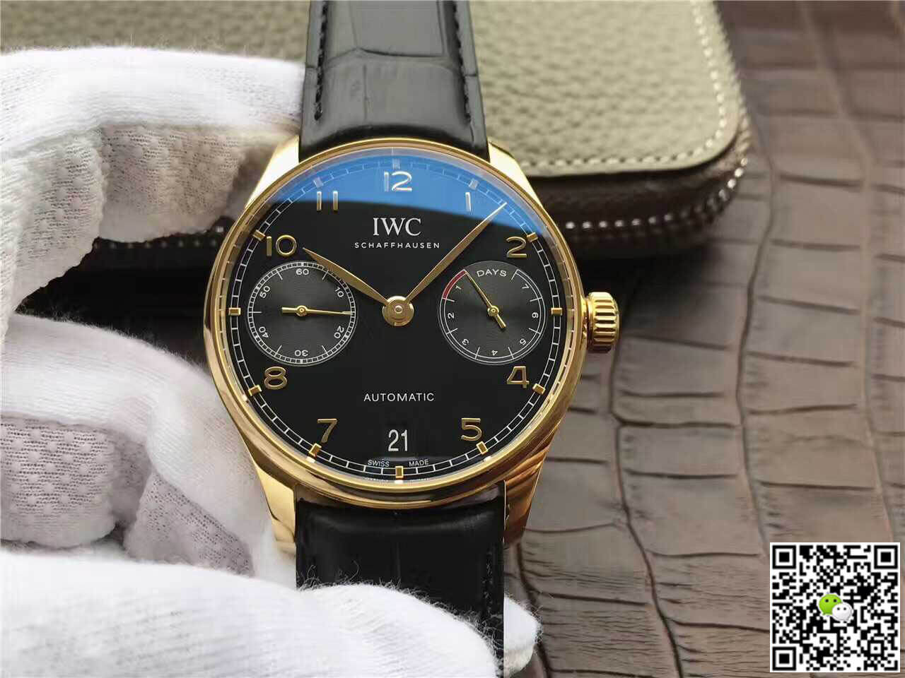 IWC Portugieser IW500101 ZF Factory Black Dial