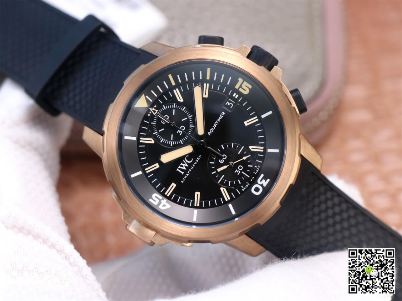 IWC Aquatimer IW379503 Darwin Adventure Tour Special Edition V6 Factory Black Dial