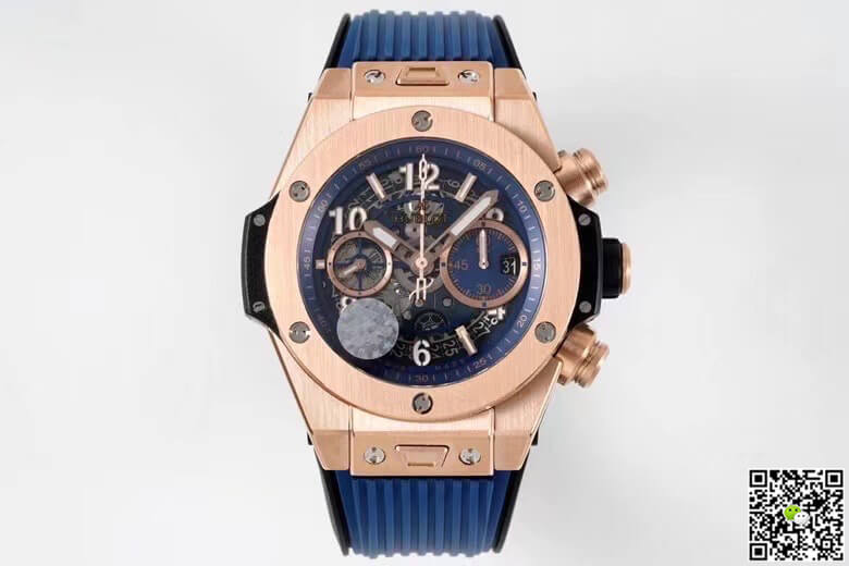 Hublot Big Bang 421.OX.5180.RX ZF Factory Rose Gold Blue Dial