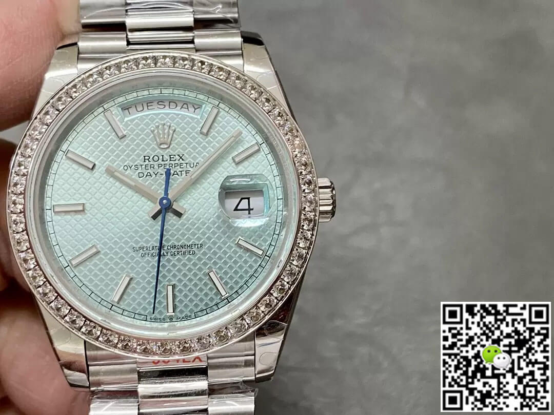 Rolex Day Date 228236 GM Factory V2 Counterweight Version Blue Dial