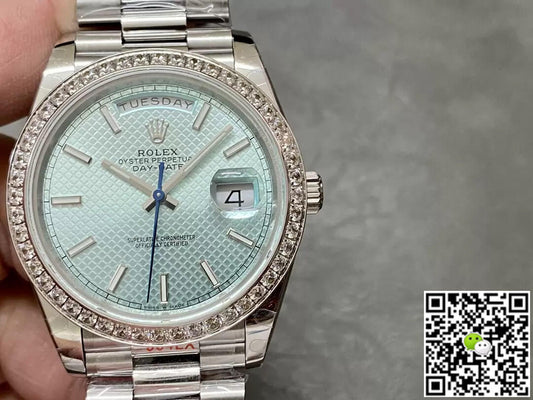 Rolex Day Date 228236 GM Factory V2 Counterweight Version Blue Dial