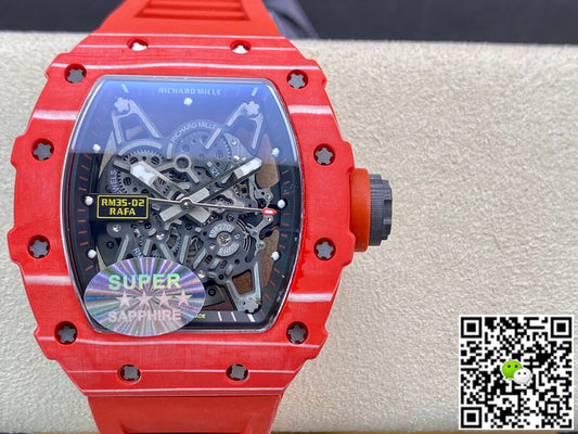 Richard Mille RM035-02 RM Factory Red Carbon Fiber Case
