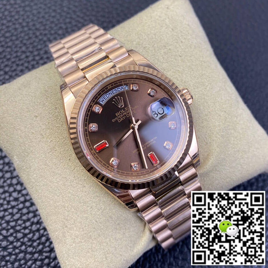 Rolex Day Date 118235 EW Factory Rose Gold