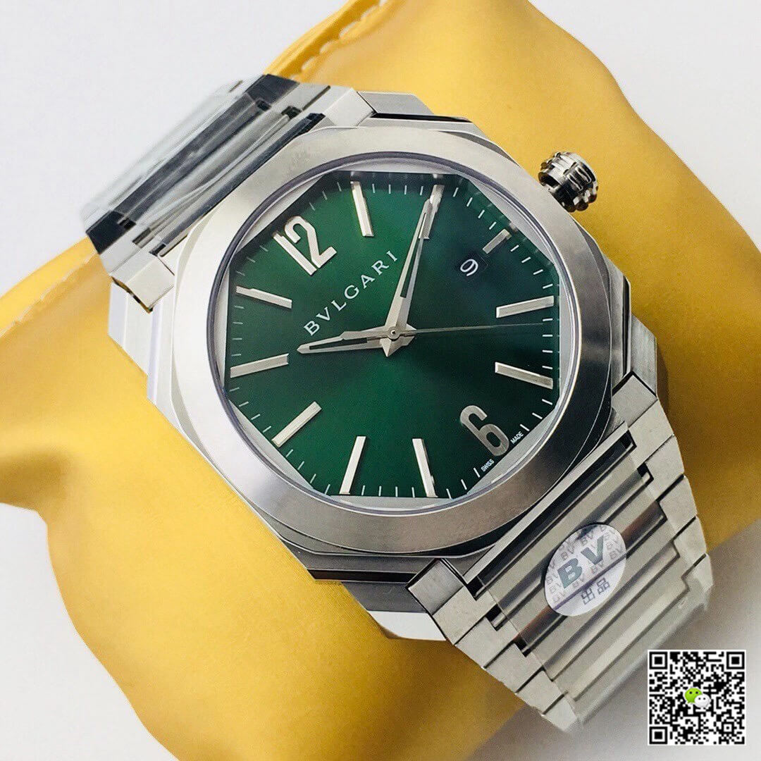 Bvlgari OCTO SOLOTEMPO 101963 BGOP41BGLD BV Factory Green Dial