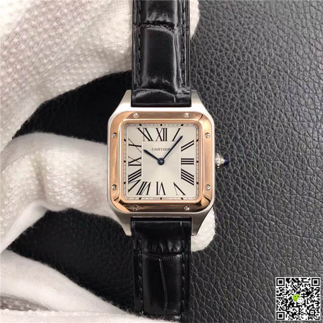 Cartier Santos W2SA0012 Ladies Silver Dial