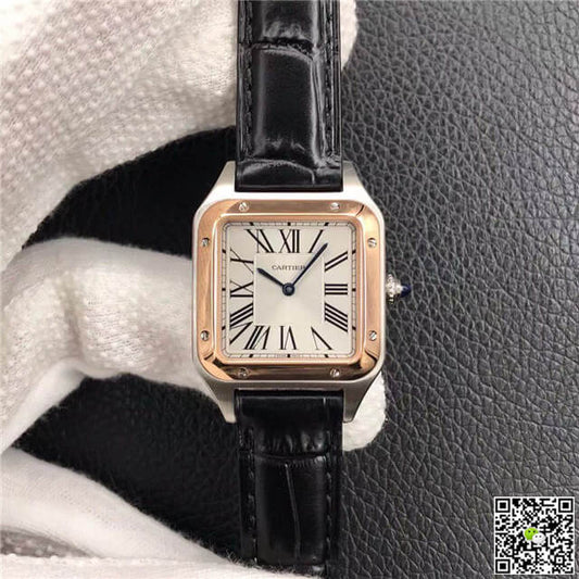 Cartier Santos W2SA0012 Ladies Silver Dial