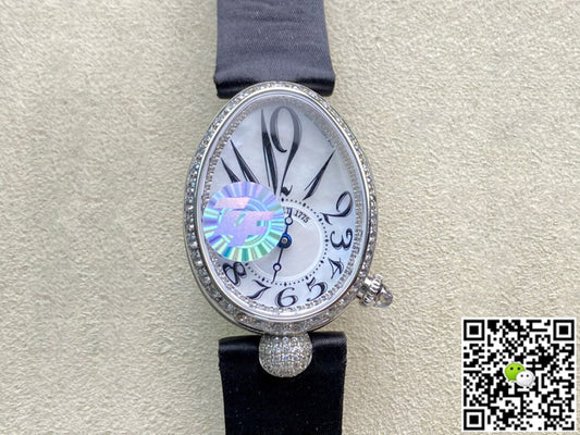 Breguet Reine De Naples 8928BB/5W/944/DD0D3L ZF Factory Diamond-set Bezel