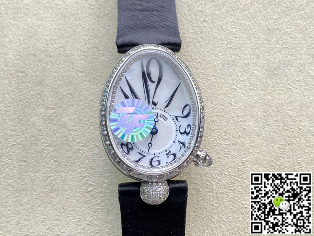Breguet Reine De Naples 8928BB/5W/944/DD0D3L ZF Factory Diamond-set Bezel