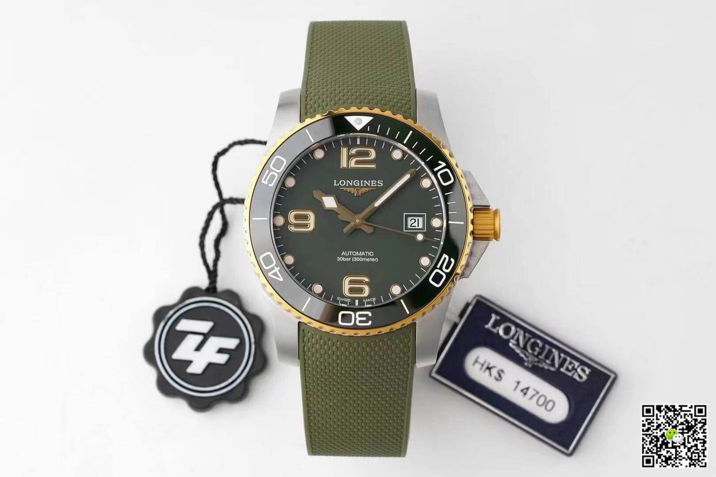 Longines Concas L3.781.3.06.9 ZF Factory Green Dial