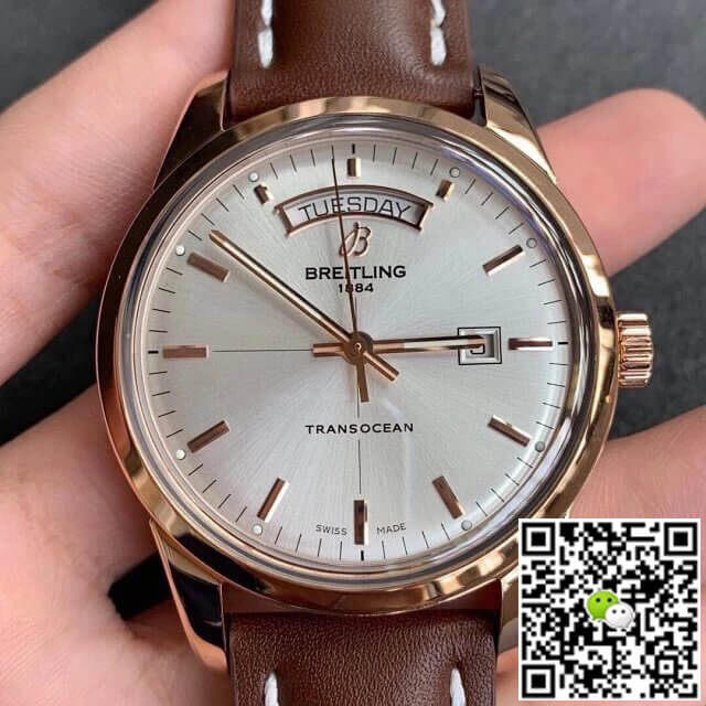 Breitling Transocean R45310121G1P1 V7 Factory Gold Case