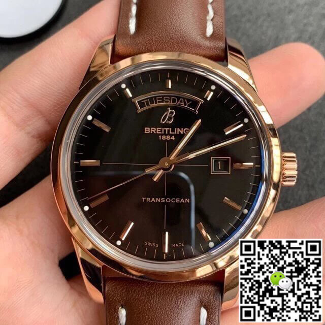 Breitling Transocean R45310121B1P1 V7 Factory Black Dial