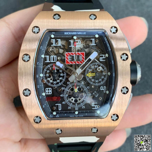 Richard Mille RM11 KV Factory Rose Gold Camouflage Strap