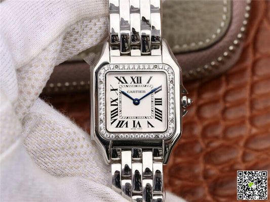 Cartier Panthere De Medium Ladies W4PN0008 GF Factory Silver Dial