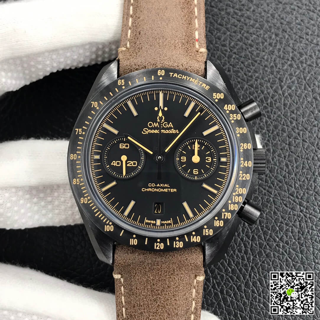 Omega Speedmaster 311.92.44.51.01.006 OM Factory V2 Dark Side Of The Moon Black