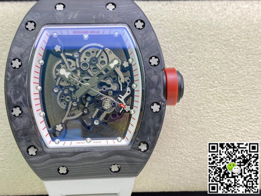 Richard Mille RM055 KV Factory V2 Carbon Fiber Black Case
