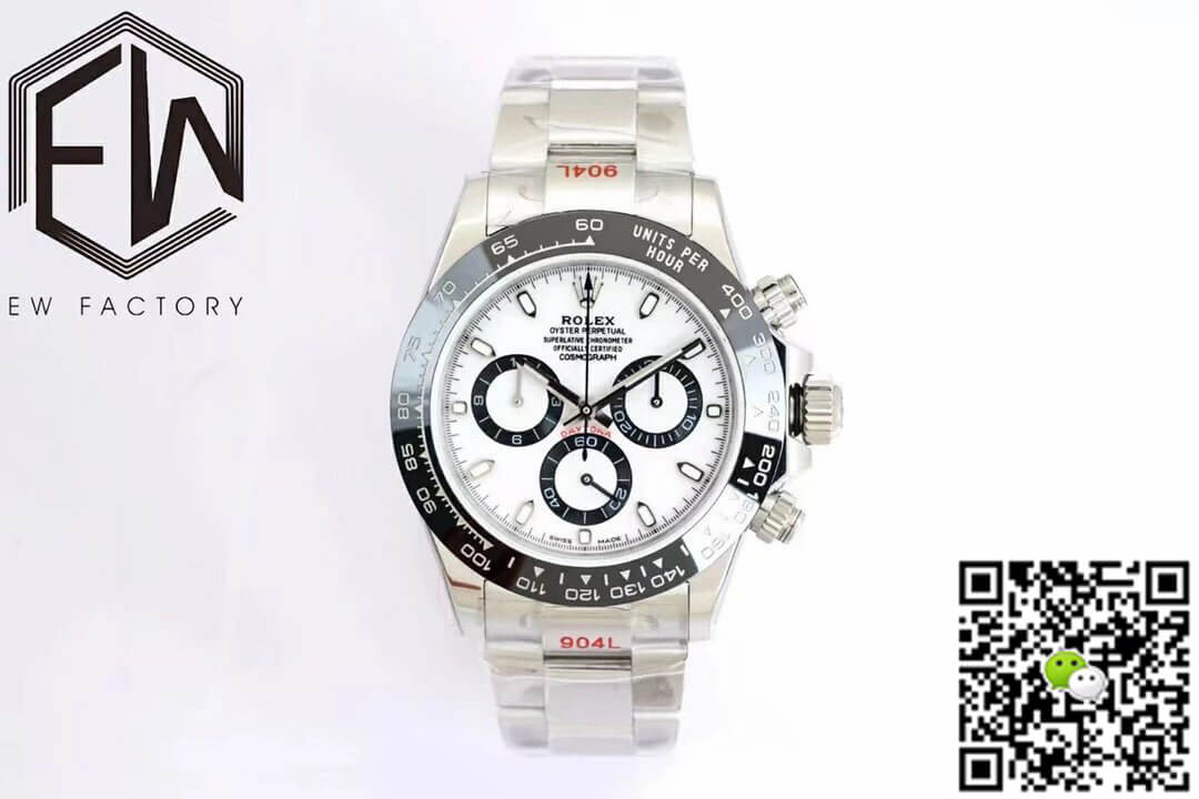 Rolex Cosmograph Daytona M116500LN-0001 EW Factory White Dial