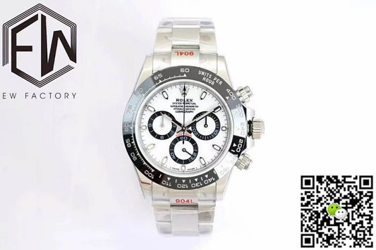 Rolex Cosmograph Daytona M116500LN-0001 EW Factory White Dial