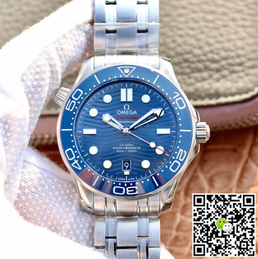 Omega Seamaster Diver 300M 210.30.42.20.03.001 VS Factory Blue Bezel