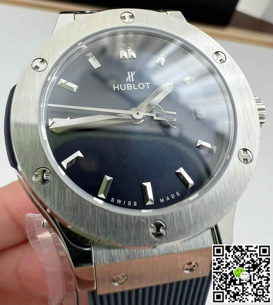 Hublot Classic Fusion 581.NX.7170.RX 33MM Quartz HB Factory Blue Dial