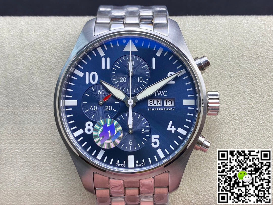 IWC Pilot Chronograph Edition Le Petit Prince IW377717 ZF Factory V2 Blue Dial