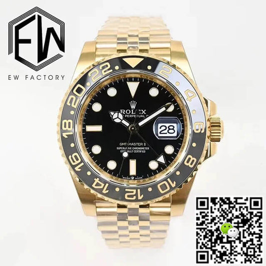 Rolex GMT Master II M126718grnr-0001 EW Factory Black Dial