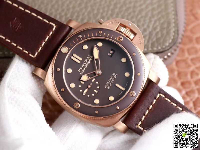 Panerai Submersible PAM00968 King of Bronze VS Factory Brown Dial