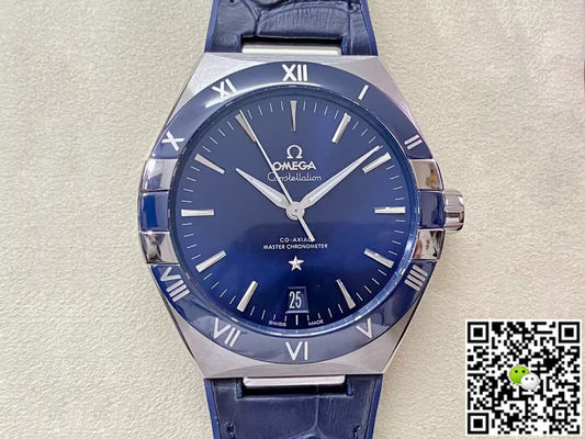 SBF Omega Constellation 131.33.41.21.03.001 VS Factory Blue Strap