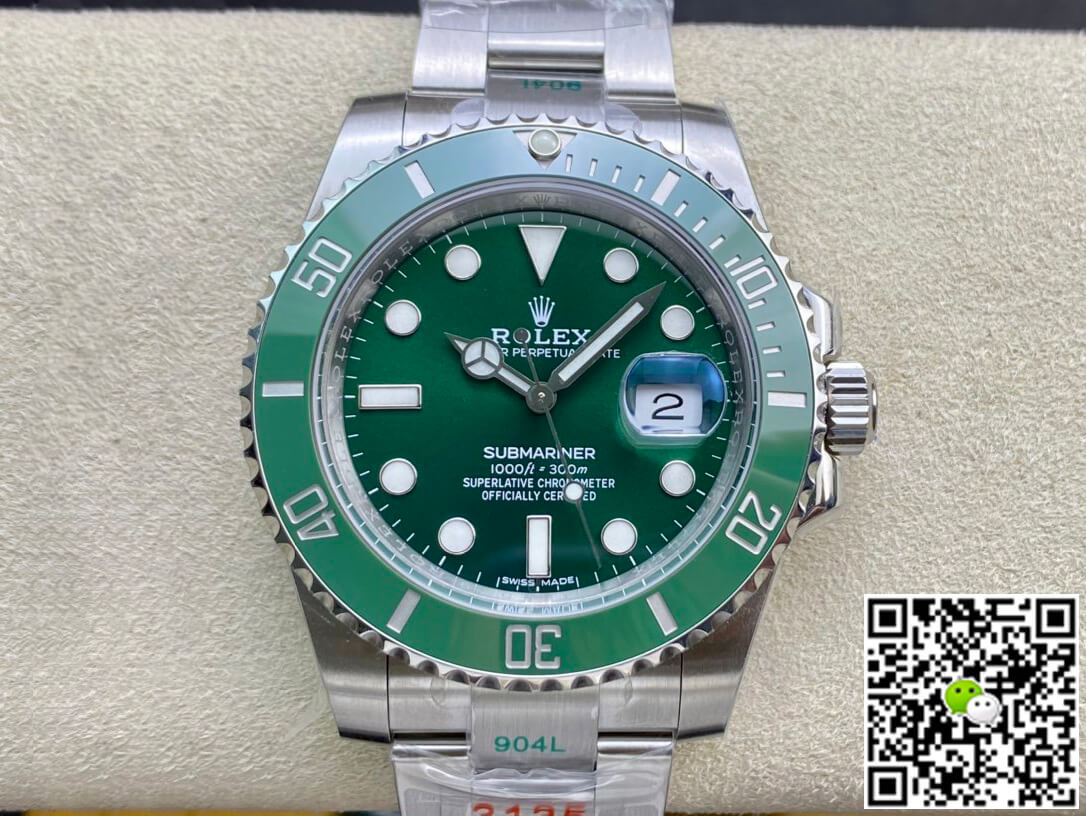Rolex Submariner 116610LV-97200 ZF Factory Green Dial Stainless Steel Strap