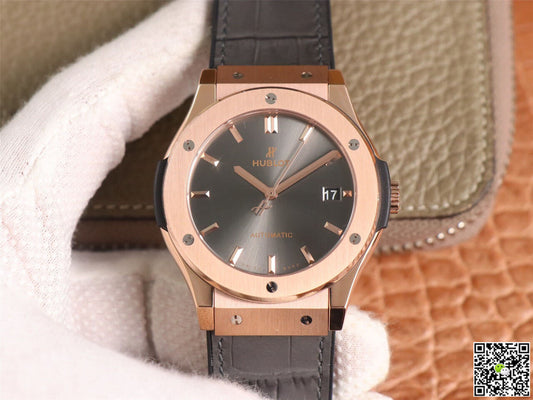 Hublot Classic Fusion 511.OX.7081.LR WWF Factory Rose Gold Dark Gray Dial