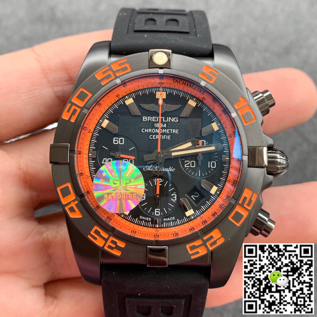 Breitling Chronomat B01 MB0111C2.BD07.153S.M20D.2 GF Factory Black Dial