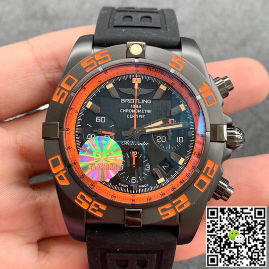 Breitling Chronomat B01 MB0111C2.BD07.153S.M20D.2 GF Factory Black Dial