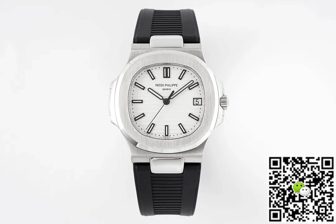 Patek Philippe Nautilus 5711 PPF Factory White Dial Rubber Strap
