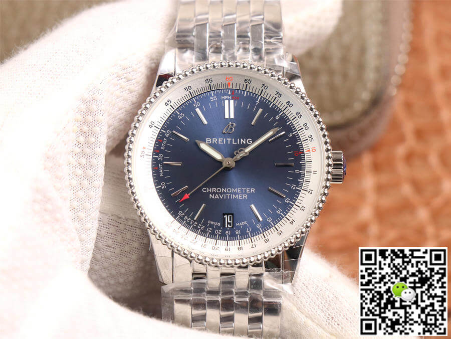 Breitling Navitimer Automatic 38 A17325211C1A1 KOR Factory Blue Dial