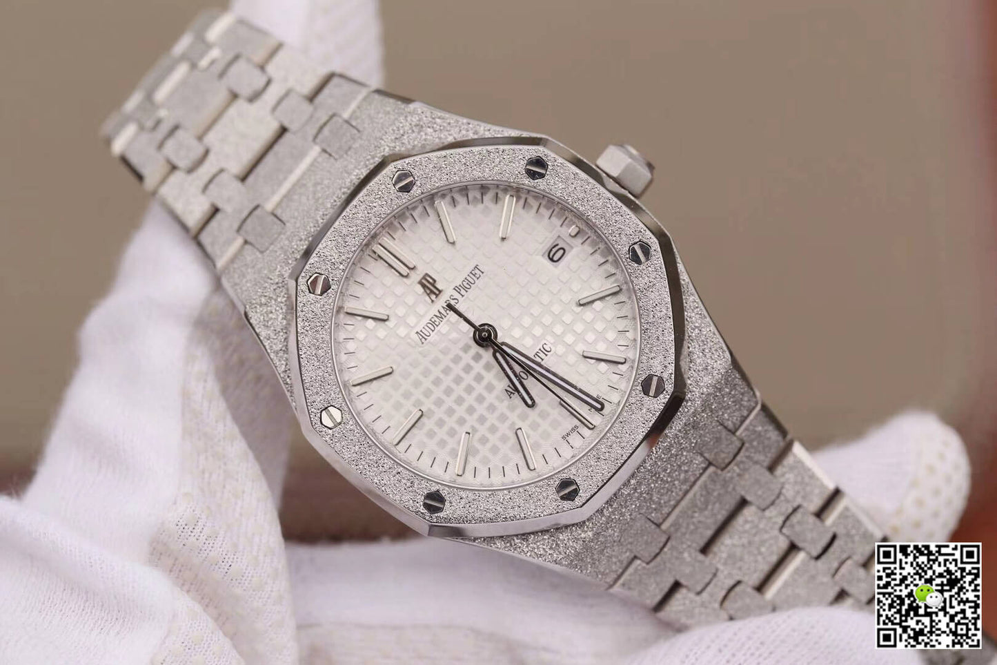 Audemars Piguet Royal Oak 15454BC.GG.1259BC.01 JH Factory Silver Dial