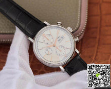 IWC Portofino Chronograph Multi-function IW391022 ZF Factory White Dial With Rose Gold Markers