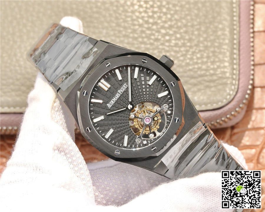 Audemars Piguet Royal Oak Tourbillon Extra Thin 26522CE.OO.1225CE.01 R8 Factory Black Dial
