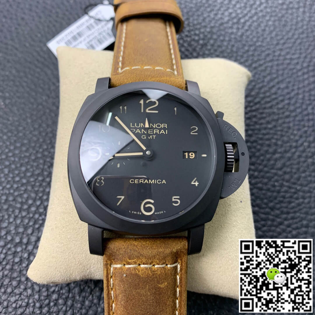 Panerai Luminor GMT 1950 3 Days PAM441 VS Factory V2 Black Dial