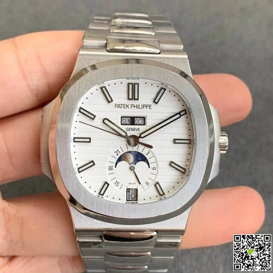Patek Philippe Nautilus 5726/1A-010 Moonphase GR Factory Stainless Steel Strap