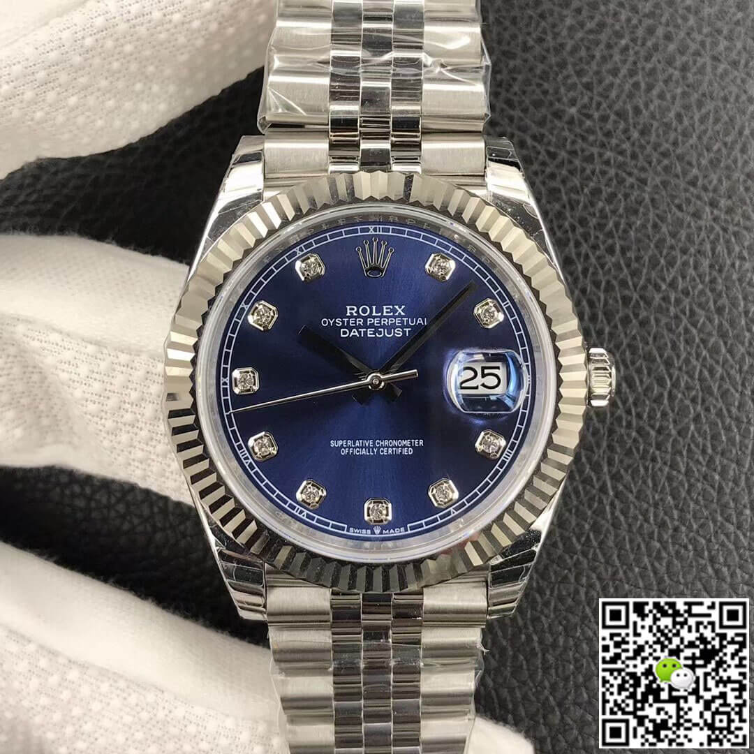 Rolex Datejust M126234-0037 EW Factory 18ct White Gold