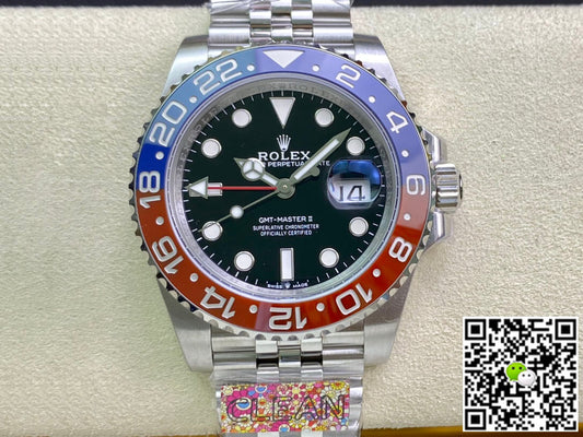 Rolex GMT Master II M126710BLRO-0001 Clean Factory Black Dial