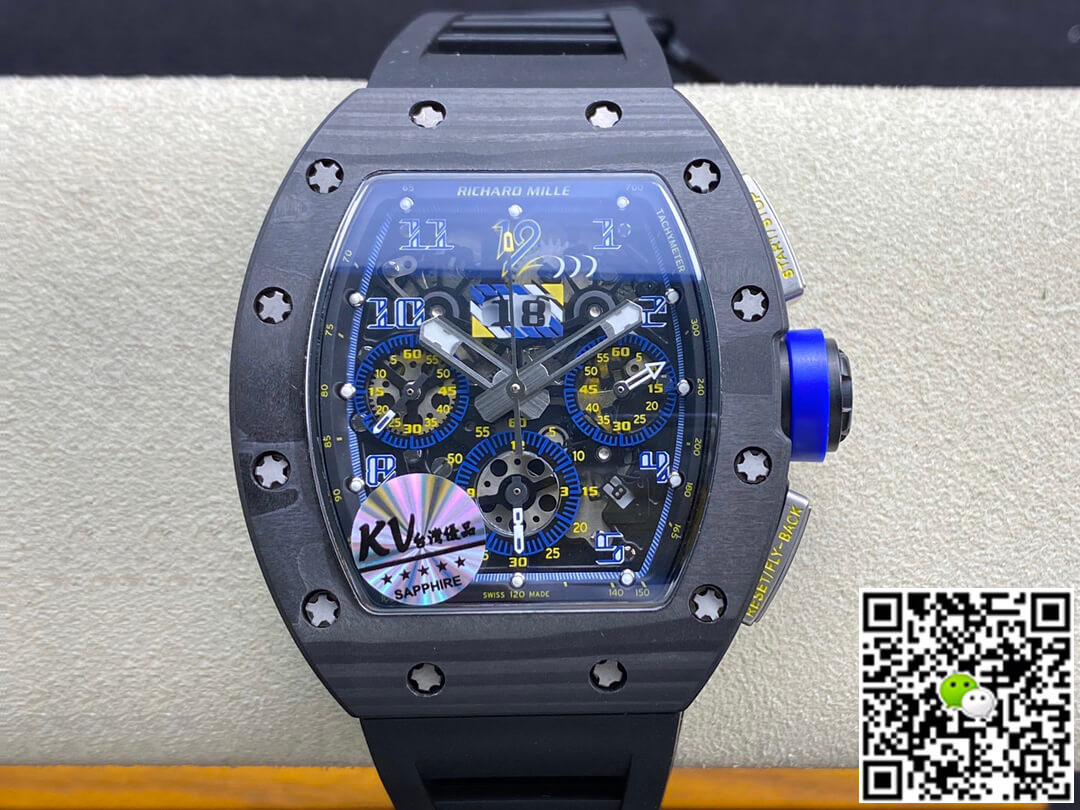 Richard Mille RM-011 KV Factory Carbon Fiber Case