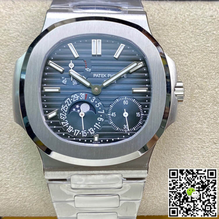 Patek Philippe Nautilus 5712/1A-001 40MM PPF Factory Dark Blue Dial Stainless Steel Strap