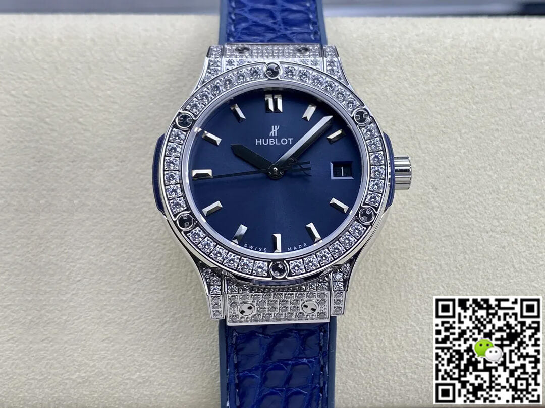 Hublot Classic Fusion 33MM Quartz HB Factory Blue Dial