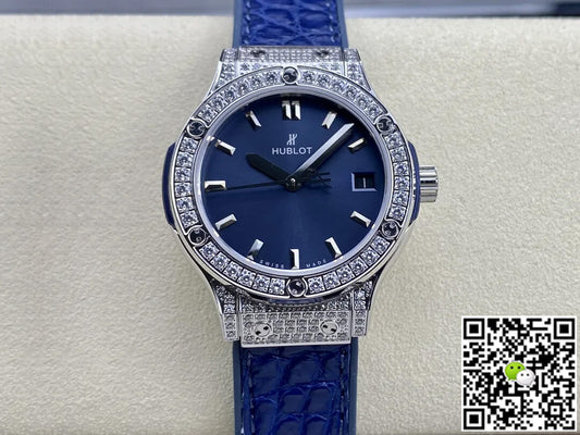 Hublot Classic Fusion 33MM Quartz HB Factory Blue Dial